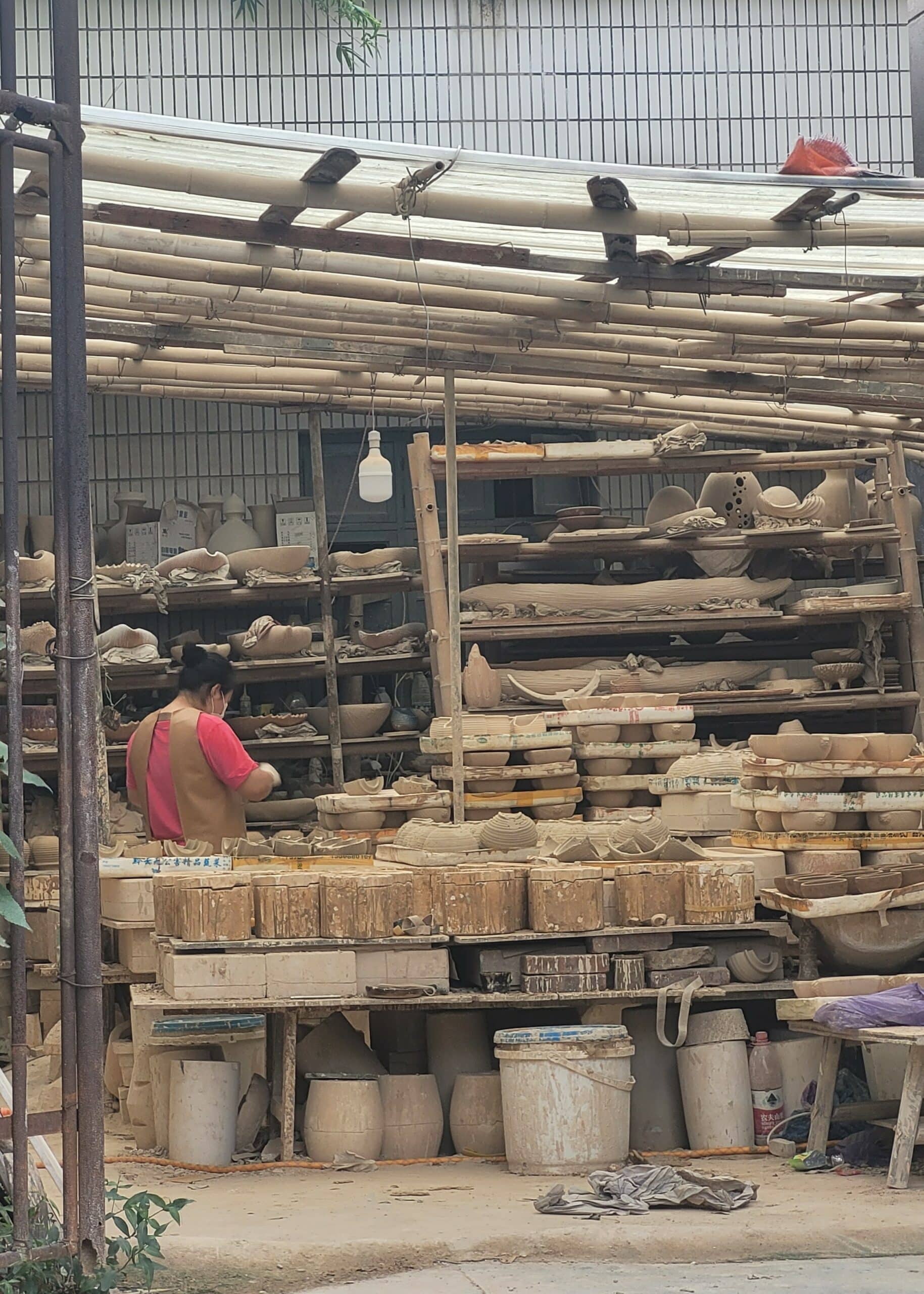 Artisan de Jingdezhen studio extérieur