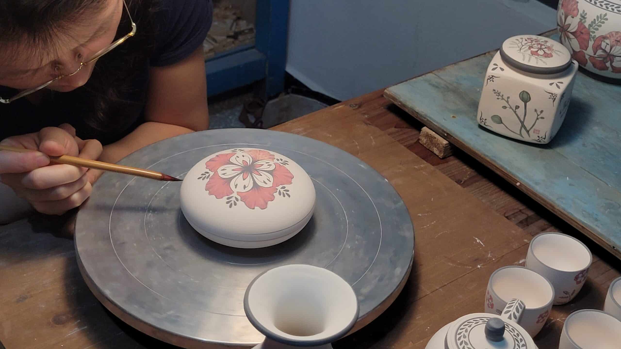 Artisan de Jingdezhen studio extérieur